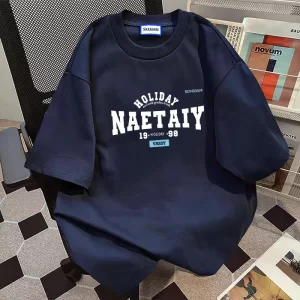 100%純棉 寶藏單品系列 簡約百搭短袖 寬鬆上衣 可愛印花上衣 棉質上衣 短袖 潮流衣服 元氣短袖 T恤